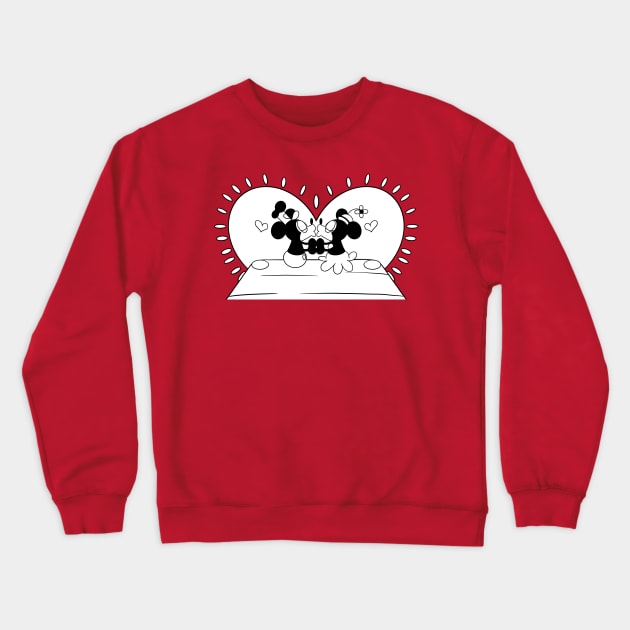 Steamboat Kiss Crewneck Sweatshirt by Boyanton Designs